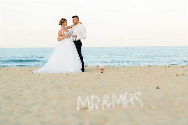 beach wedding South of France