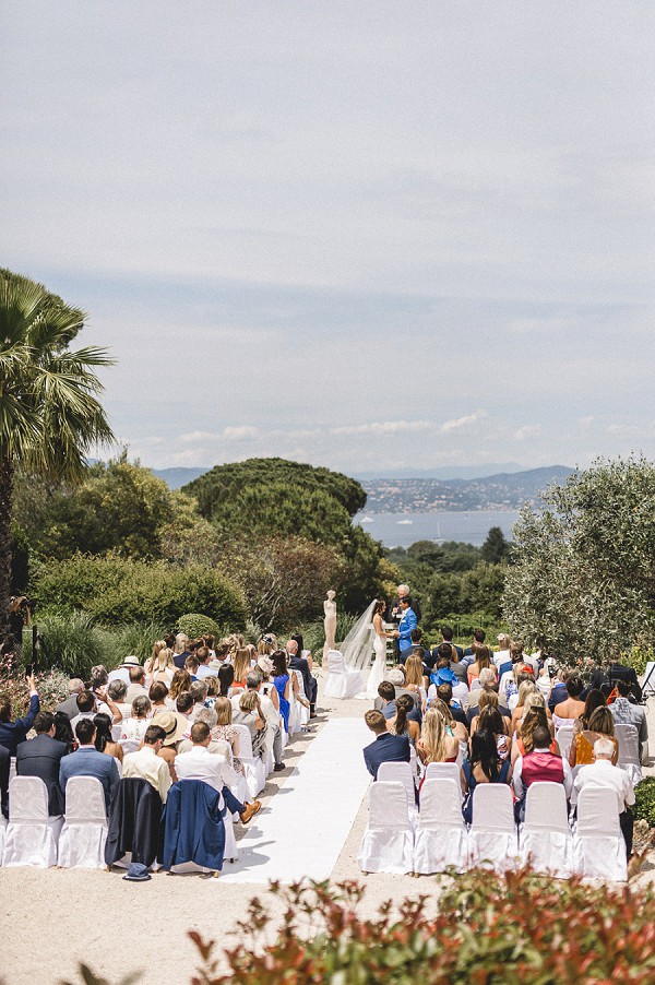 Ceremony with views
