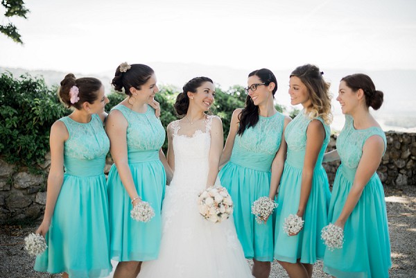 tiffany blue bridesmaid dresses
