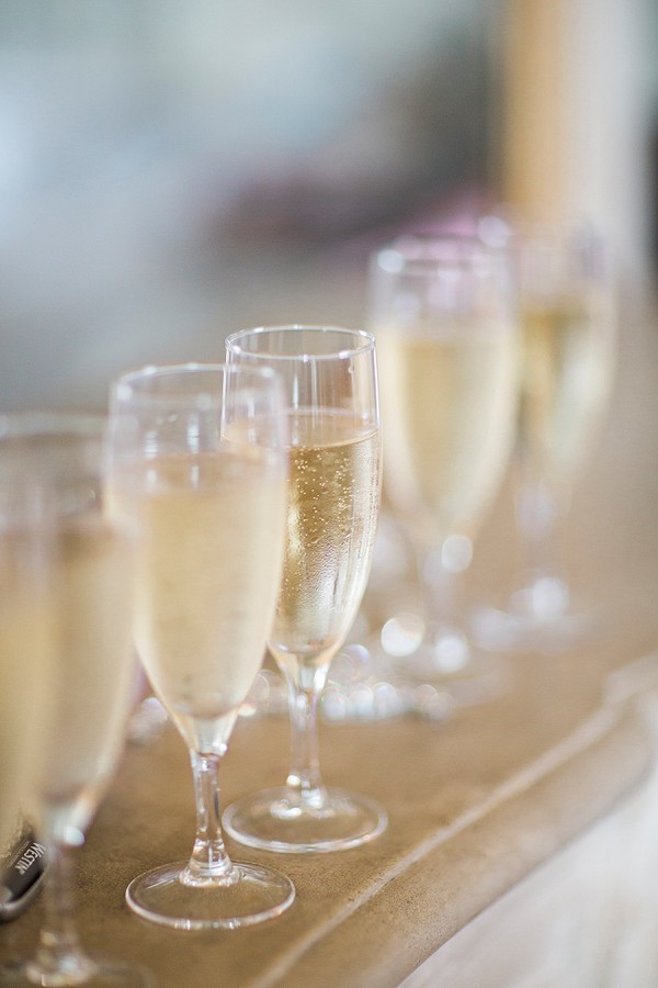 Champagne toast wedding