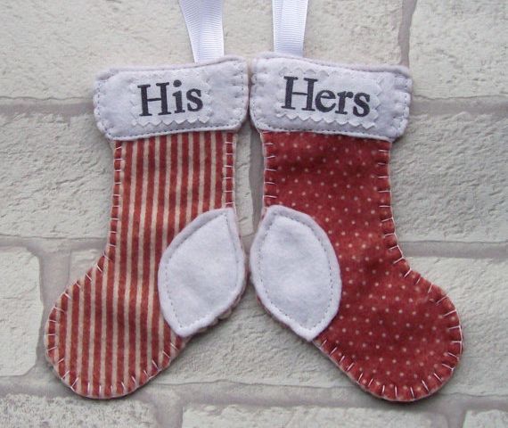 His Hers Mini Stockings
