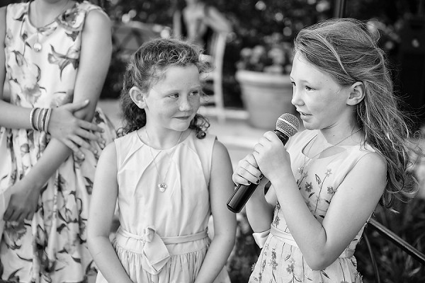 Young wedding guests