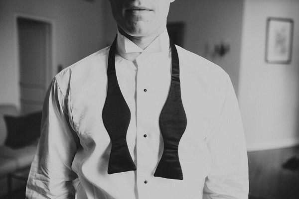 black tie groom