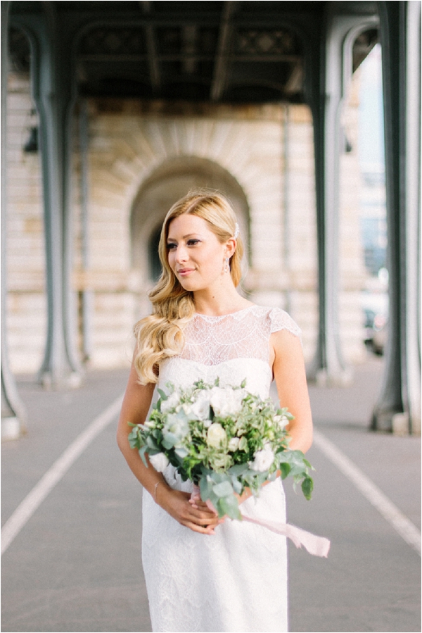 Anna Campbell Wedding Dress Paris | Image by Maya Maréchal Photography