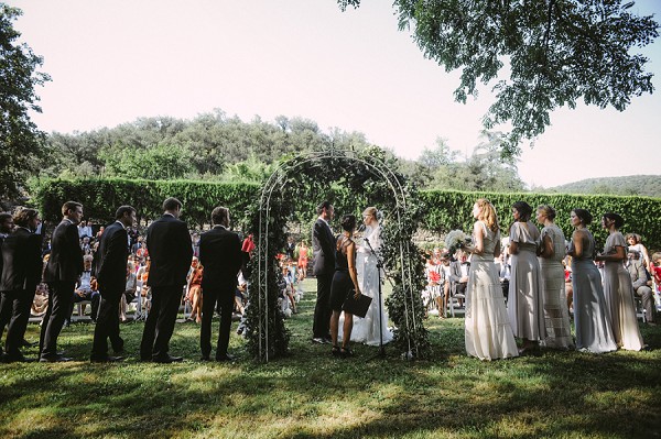 french wedding outdoor ceremony