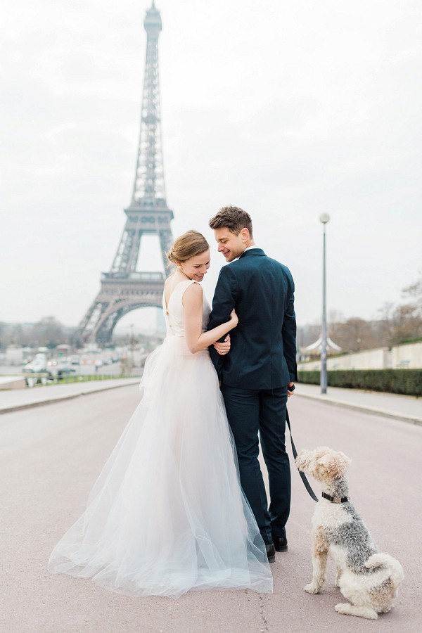 Paris couple with Pet