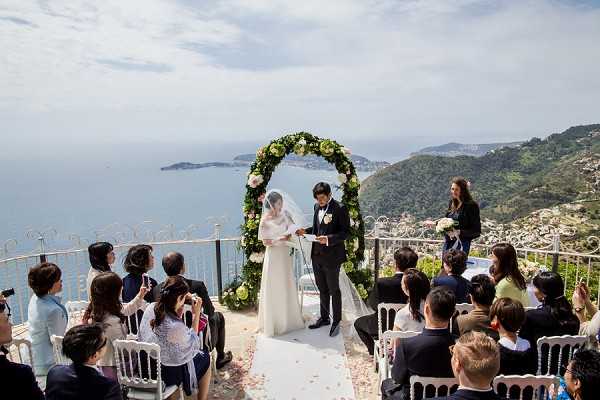 Ceremony with a view