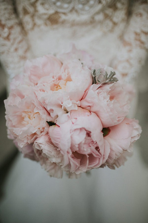 Pink Peony Wedding Flowers