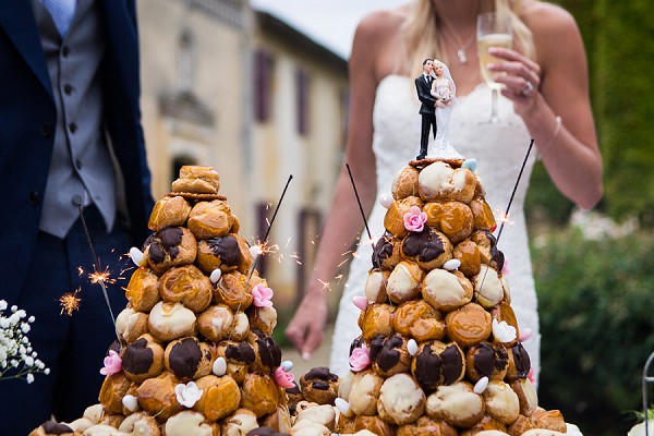 Traditional french wedding cake