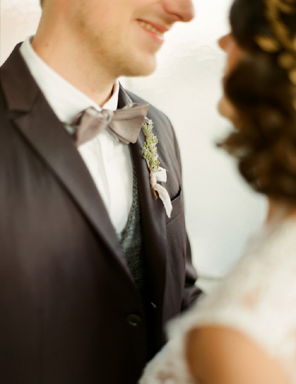 Bow tie groom chic