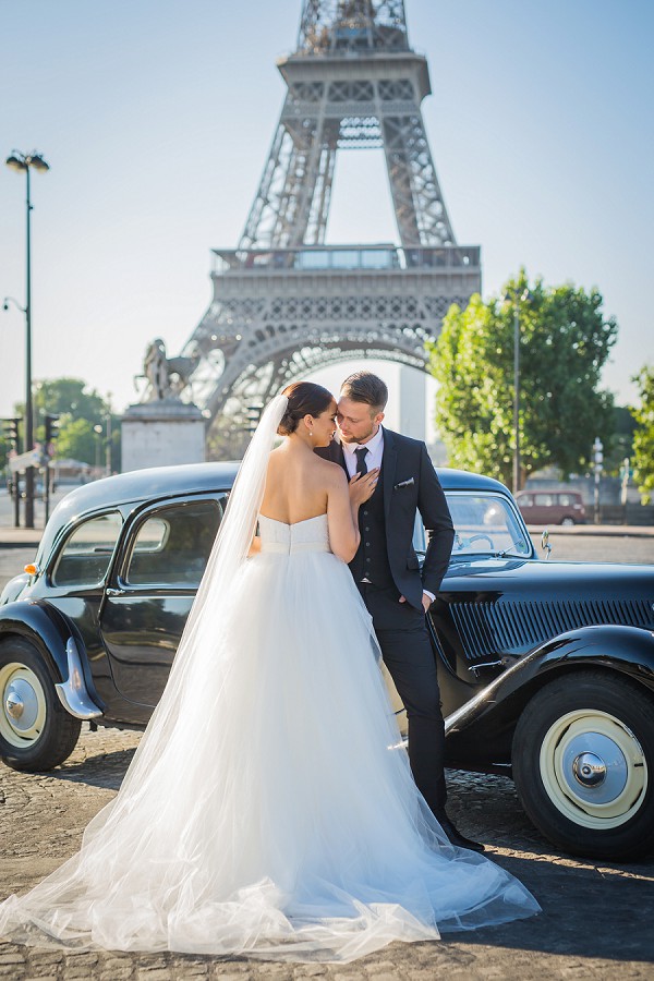 Bride and Groom Paris