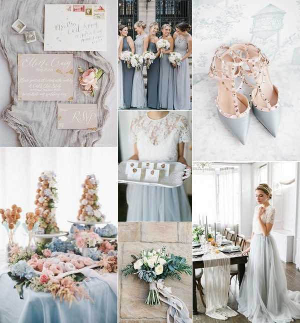 Grey French Chic Wedding Inspiration Board