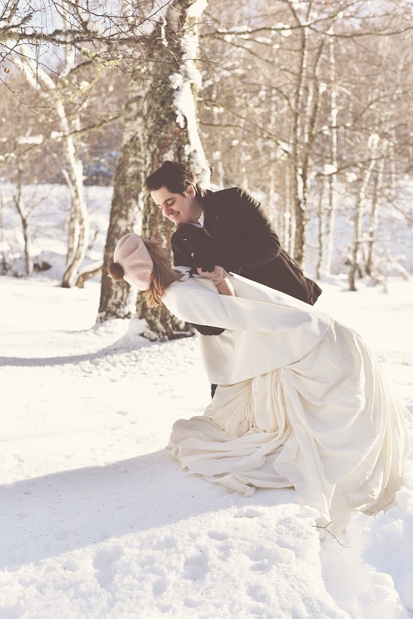 Snowy Pyrenees 10 Year Wedding Anniversary