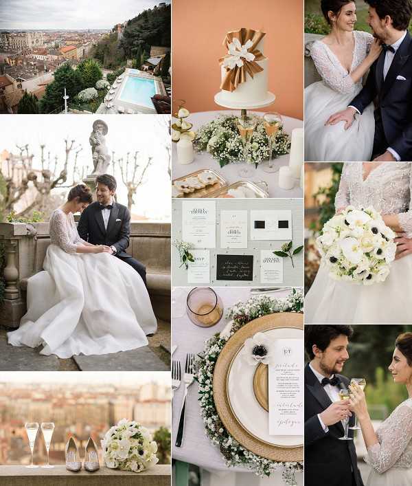 Black Tie Luxury Villa Florentine Wedding Inspiration