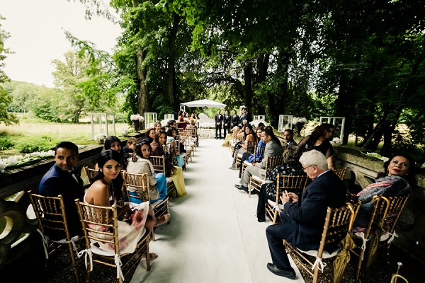 Intimate outdoor wedding