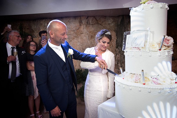 large wedding cake