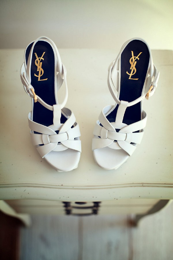 YSL wedding heels