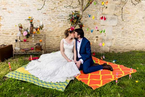 bright wedding inspiration