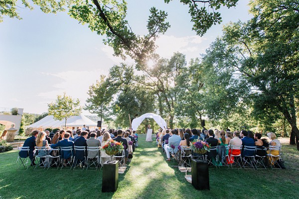 outdoor french wedding