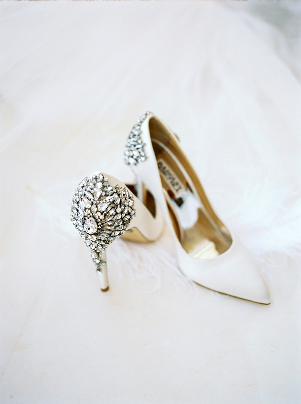 Badgley Mischka wedding heels