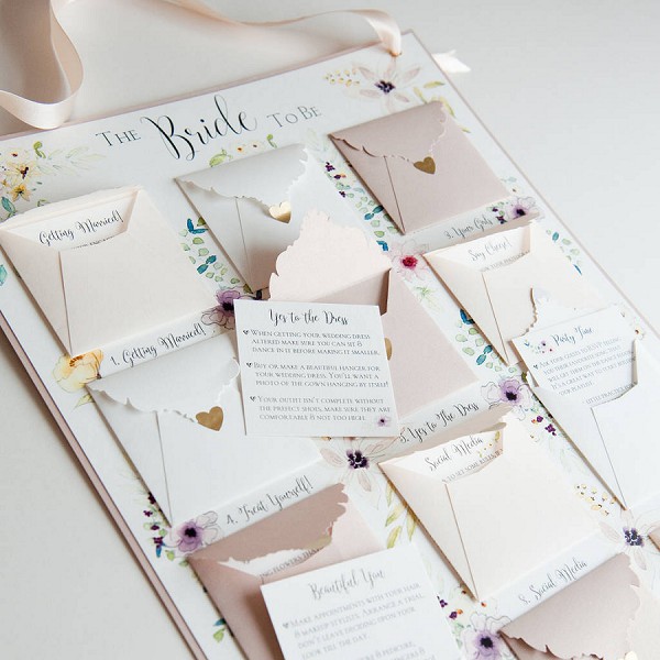 bride to be advent planning calendar