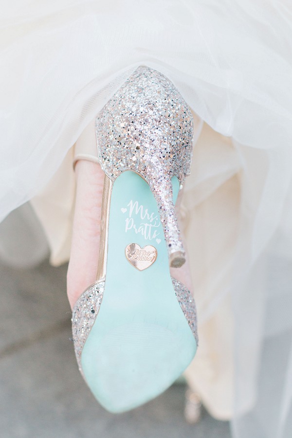 personalise your wedding shoes