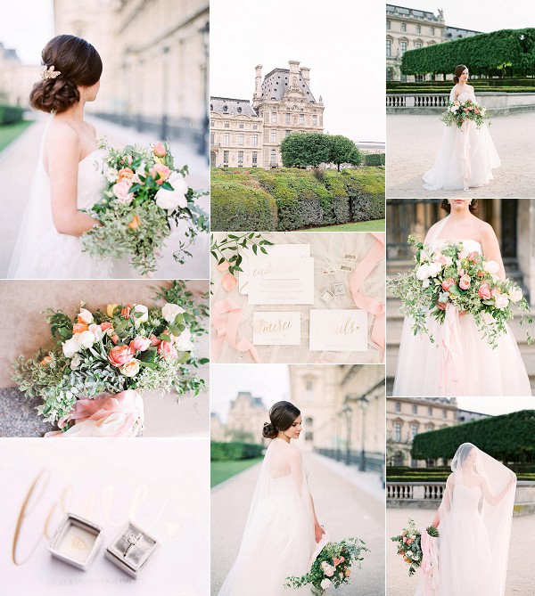 Sophisticated Beauty Paris Wedding Inspiration Snapshot