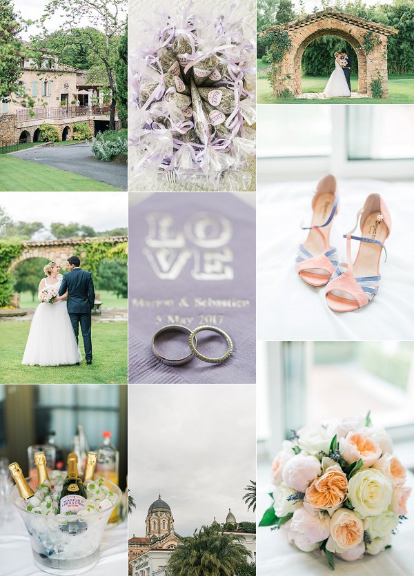 Pretty Countryside Inspired Cannes Wedding Snapshot