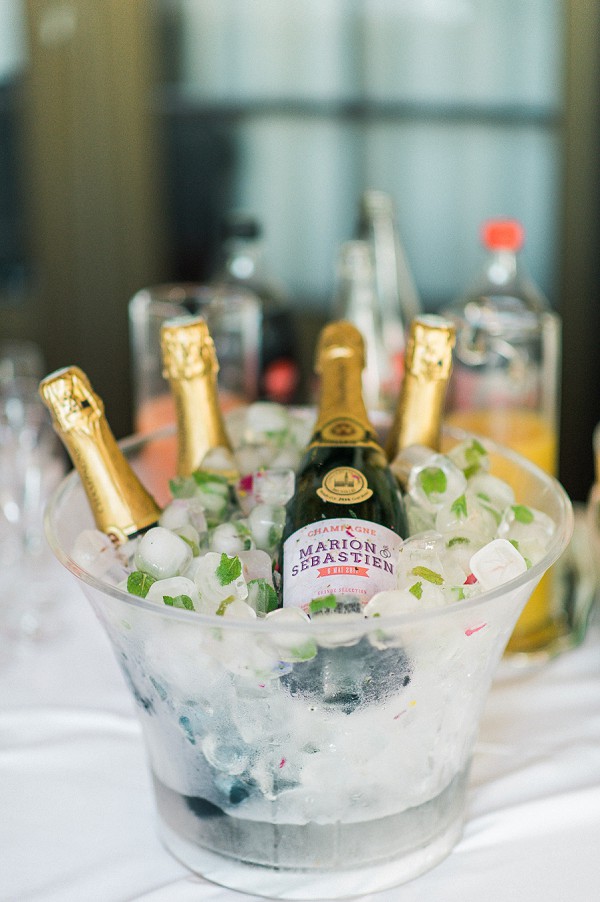 personalised wedding champagne