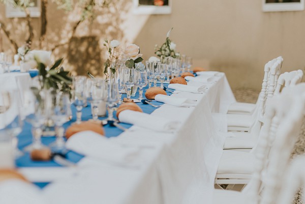 simple wedding tablescape