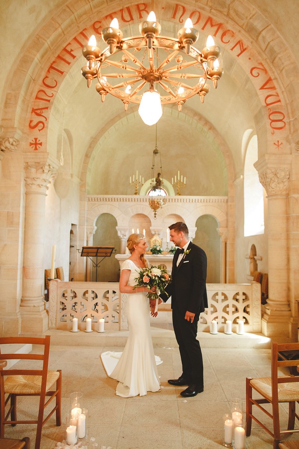 intimate chapel wedding