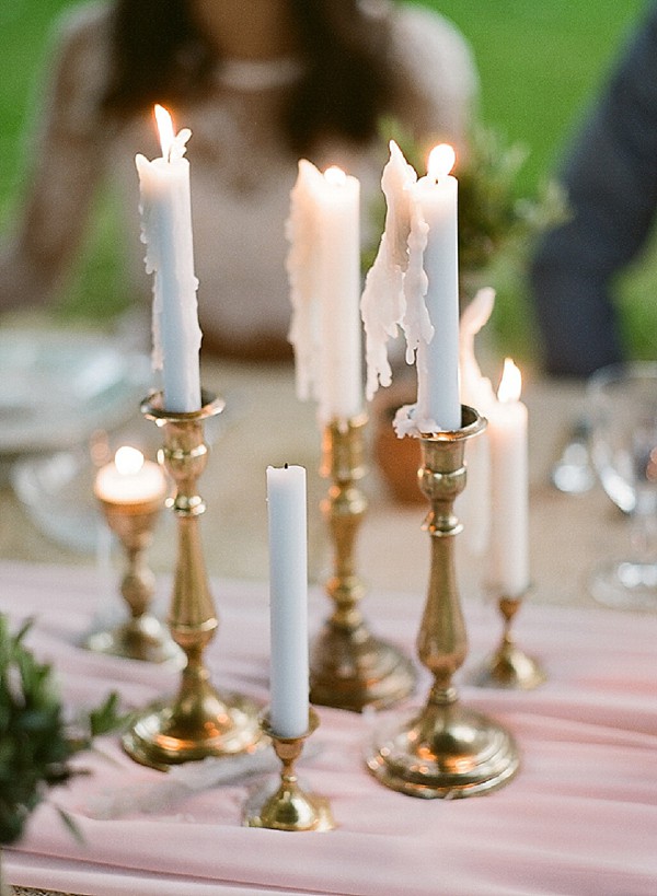 light blue candles