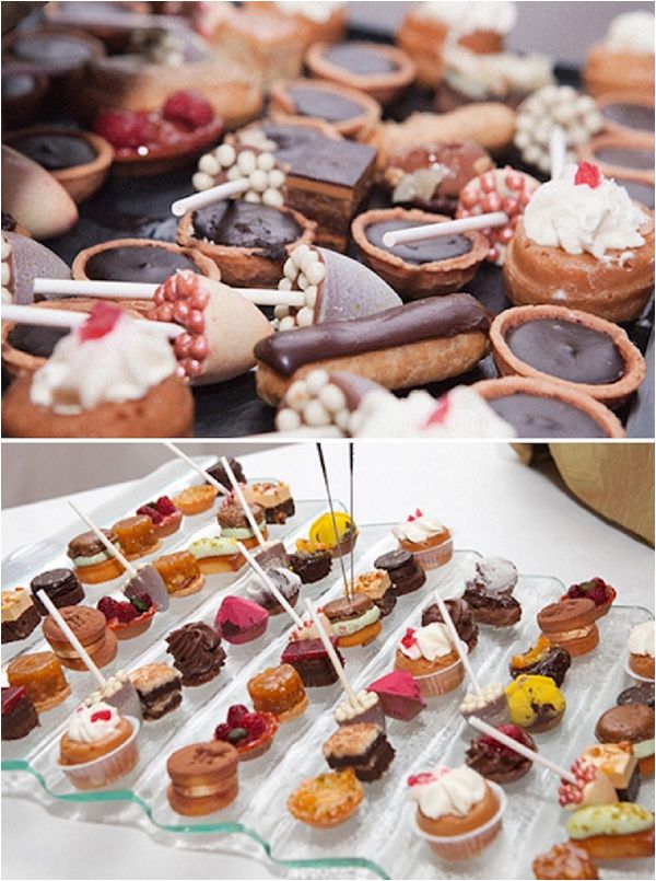 French Inspired Wedding Catering Ideas Dessert