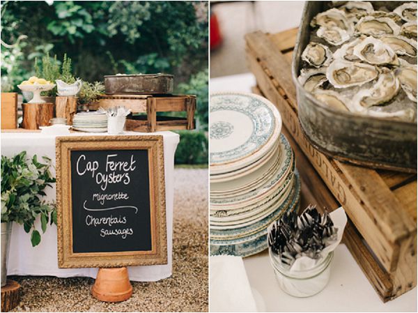 French Inspired Wedding Catering Ideas Oyster Bar