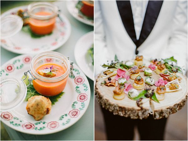 French Inspired Wedding Catering Ideas Pretty Food Presentation