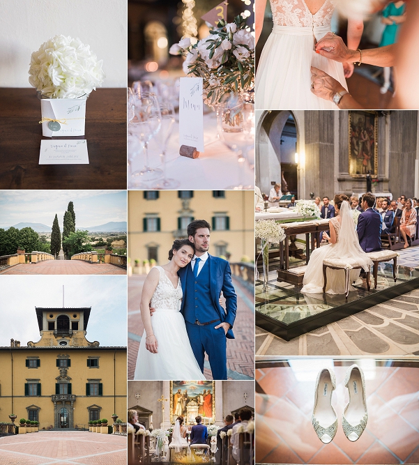 Summertime French Wedding In Tuscan Villa Snapshot