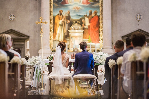 beautiful italian church wedding