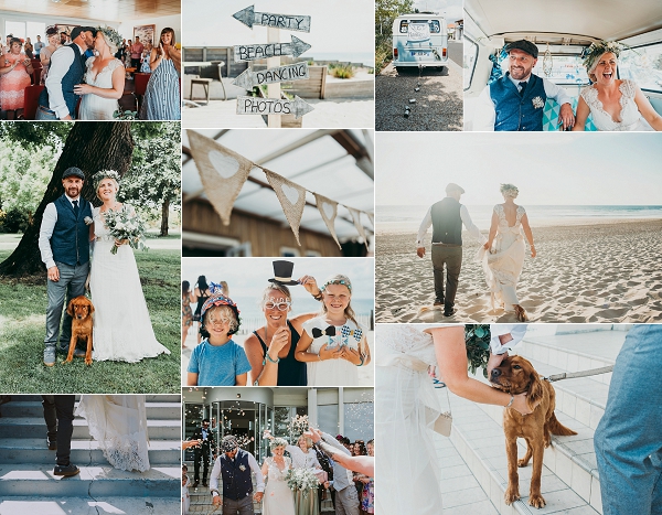 Claire Pettibone For Relaxed Beach Wedding Snapshot