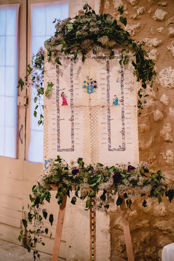 Medieval wedding decor