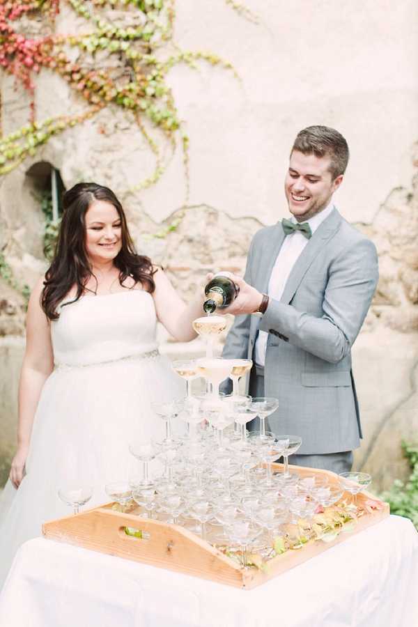 Pastel Coloured Chateau Wedding | Image by Christina Sarah Photography