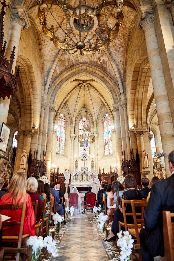 historic french church wedding