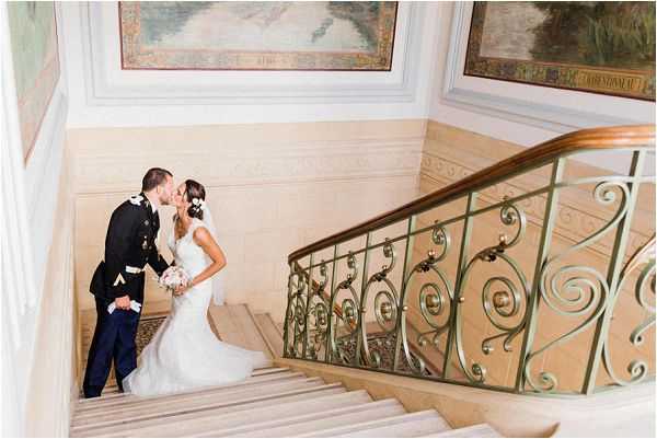 indoor french wedding ceremony