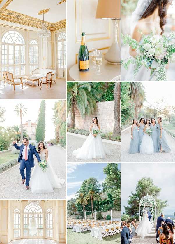  French Wedding Style Romantic Château Saint Georges Wedding in Grasse