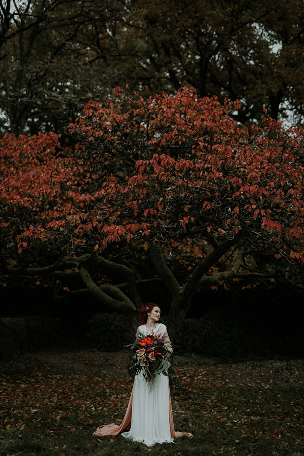 autumn wedding photo