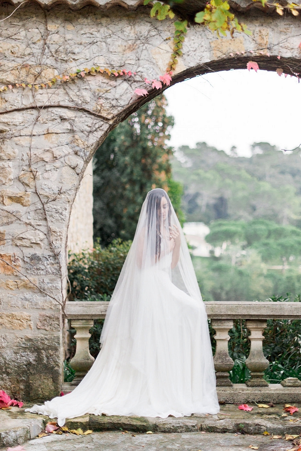 sheer bridal veil