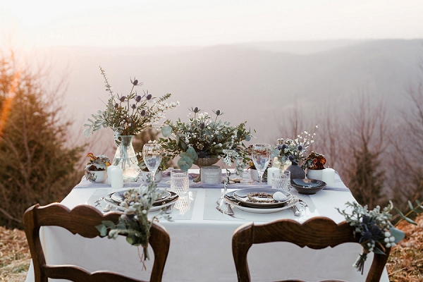 sweetheart table with a view