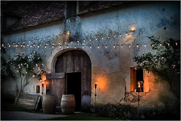 French Country Wedding Mood Lighting