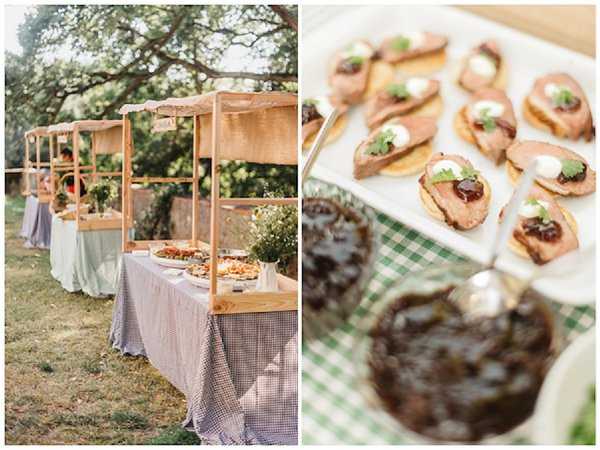 French Country Wedding Food