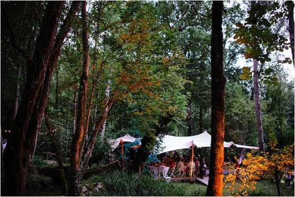 French Country Wedding Woodland Marquee