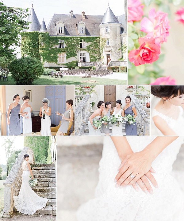 Pretty Pastel Château de la Côte Wedding Snapshot